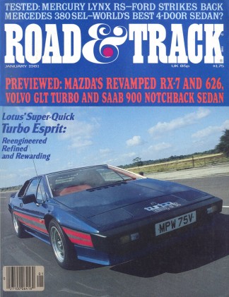 ROAD & TRACK 1981 JAN - FERRARI P4, DUNTOV, 380SEL